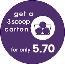 get a 3 scoop carton